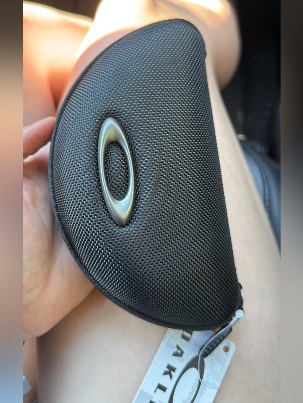 Oakley Black Textured Hard Shell Sunglasses Case